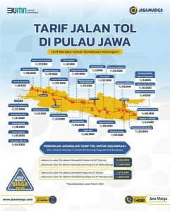 Daftar Tarif Jalan Tol Pulau Jawa di Mudik Lebaran 2025 dari Jakarta Sampai Surabaya
