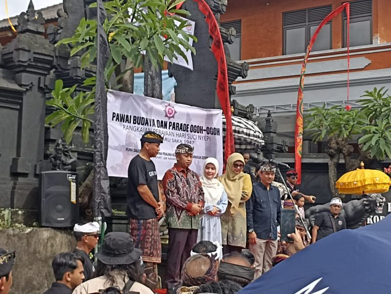 Walikota Depok Supian Suri Hadiri Pawai Budaya Dan Parade  Ogoh – Ogoh