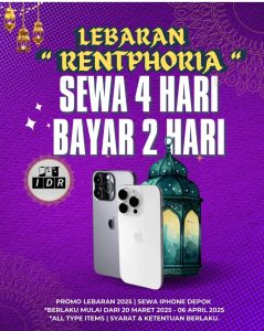 Tren Sewa iPhone Meningkat Jelang Lebaran