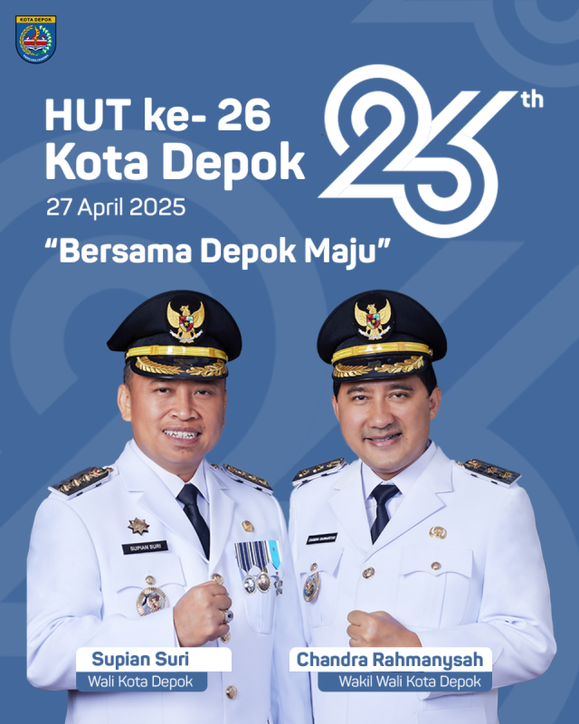DEPOK RAYAKAN ULANG TAHUN KE-26 DENGAN HIBURAN RAKYAT DI DOS