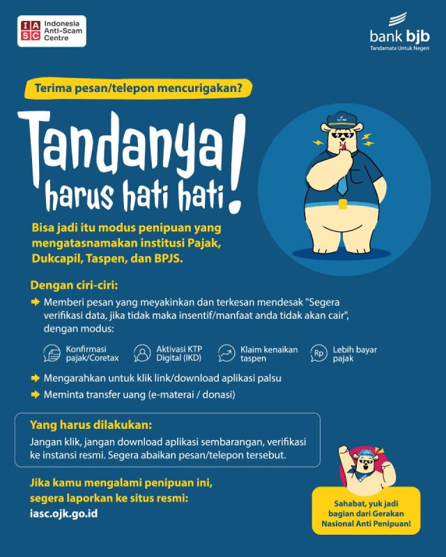 Waspada Penipuan! Kalau Kena Modus, Harap Tetap Fokus